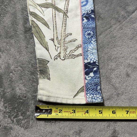 Mother Denim Colorblock Looker‎ in The Scent of Sake Size 26 RARE - Picture 14 of 14